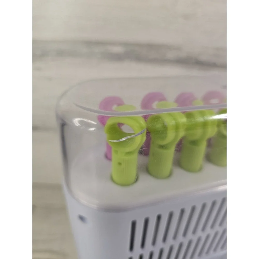 Conair Hot Sticks Instant Heat Hair Setter HS18G Purple Green Flexible Rollers